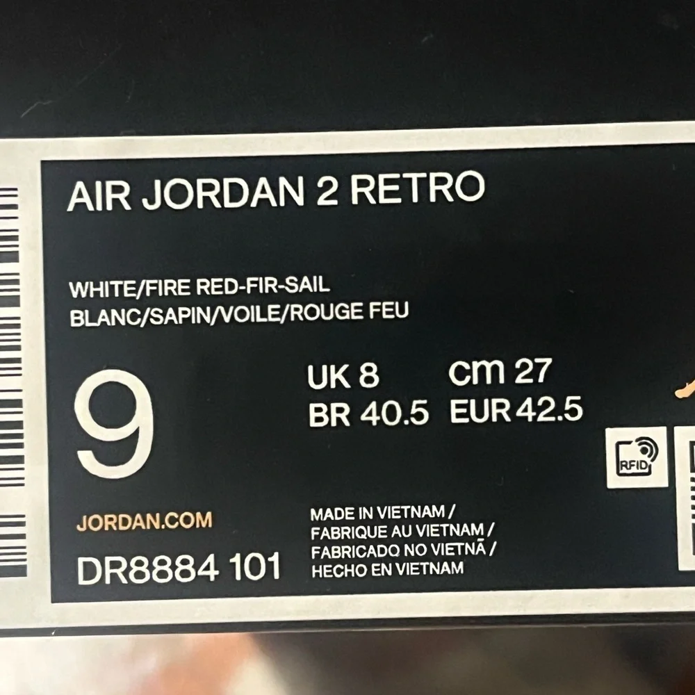 Jordan White and Red Sneakers Classic Basketball Design